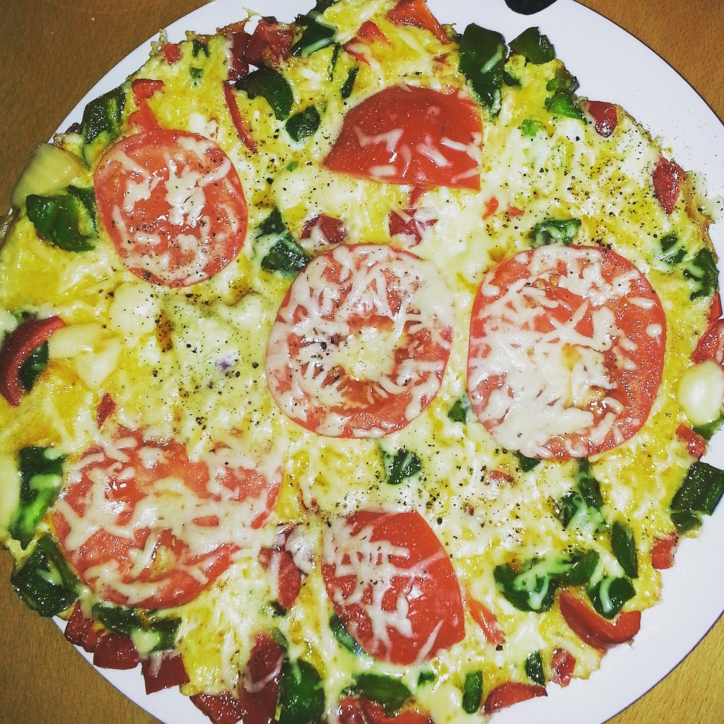 Tomaten-Paprika-Omelette