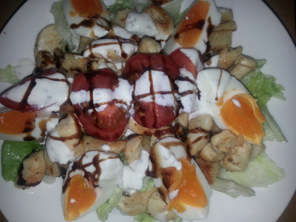 Hähnchenbrustsalat