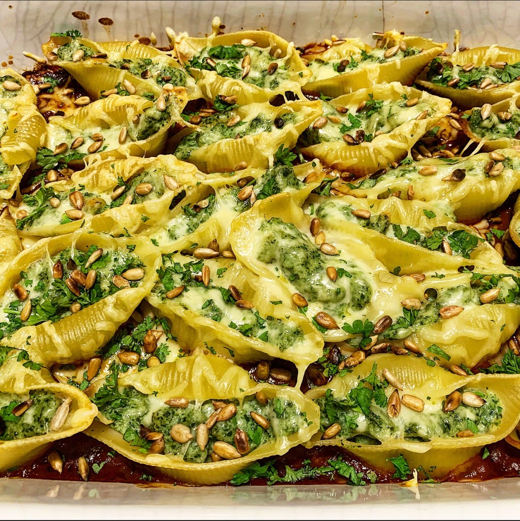 Gefüllte Muschelnudeln