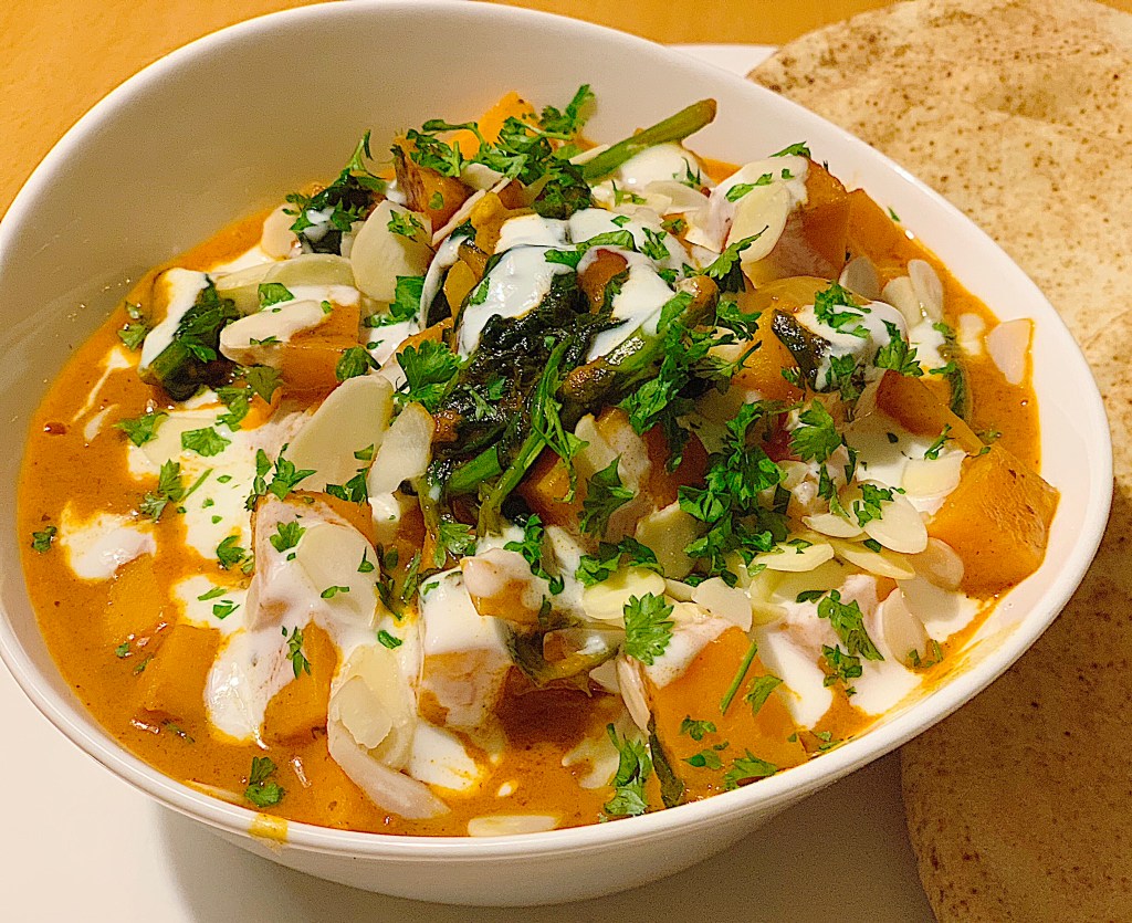 Süßkartoffel-Tikka-Masala Curry